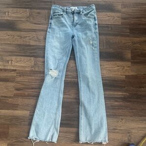 Classic Light Blue Flare Jeans
